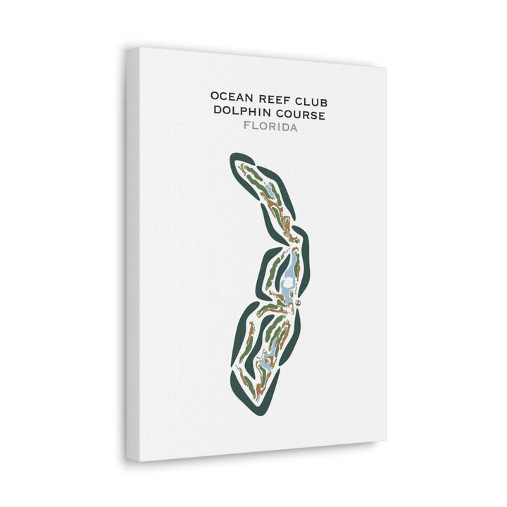 Ocean Reef Club Dolphin Course, Florida - Printed Golf Courses