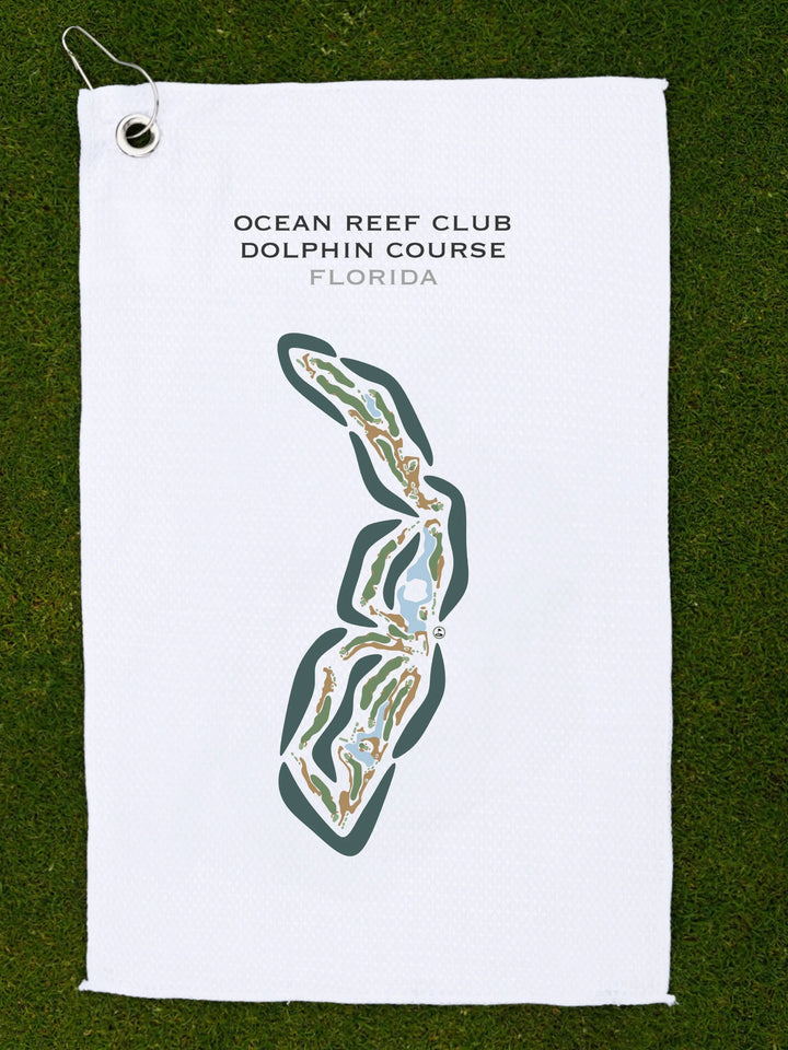 Ocean Reef Club Dolphin Course, Florida - Printed Golf Courses