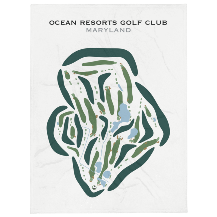 Ocean Resorts Golf Club, Maryland - Printed Golf Courses