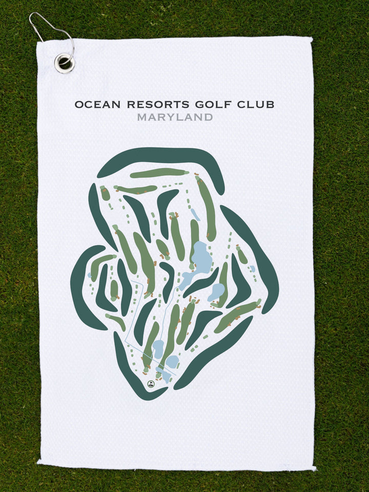 Ocean Resorts Golf Club, Maryland - Printed Golf Courses