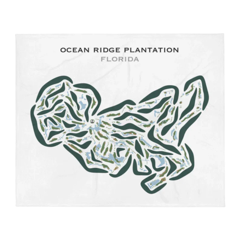 Ocean Ridge Plantation, Florida - Printed Golf Courses