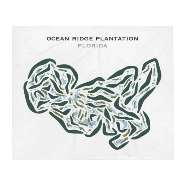 Ocean Ridge Plantation, Florida - Printed Golf Courses