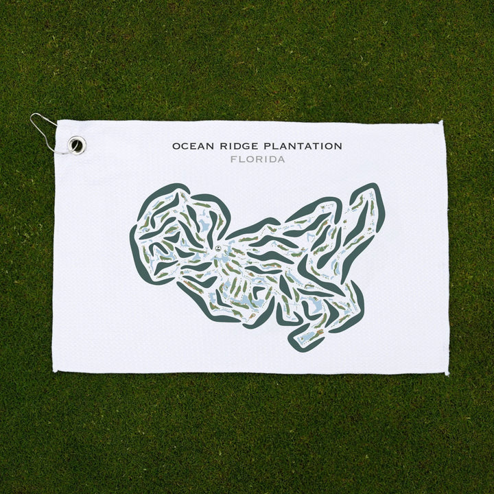 Ocean Ridge Plantation, Florida - Printed Golf Courses