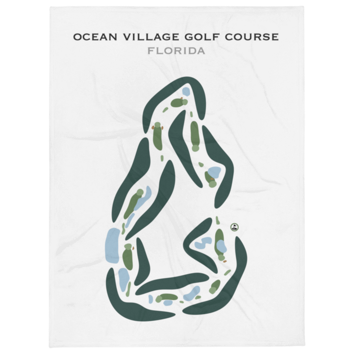 Ocean Village Golf Course, Florida - Printed Golf Courses