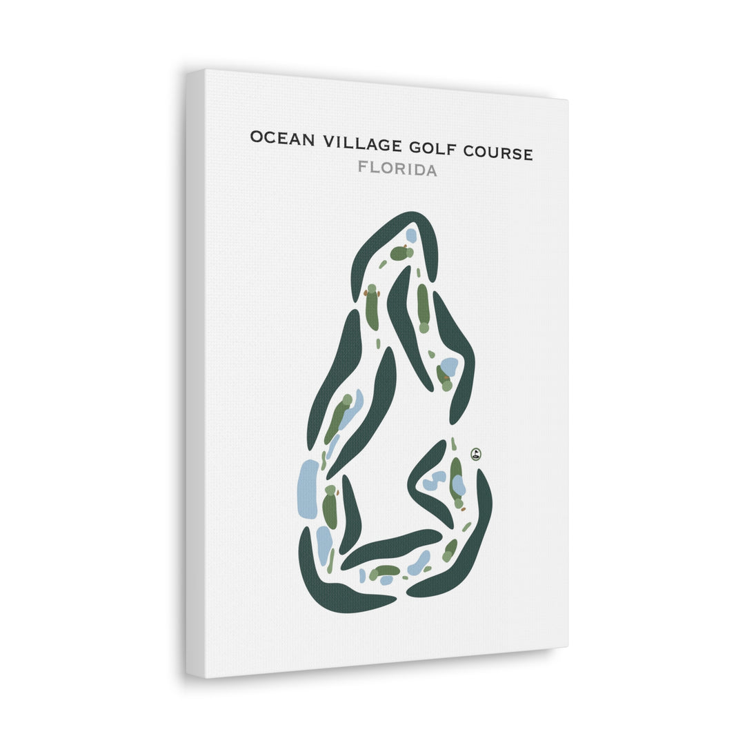 Ocean Village Golf Course, Florida - Printed Golf Courses