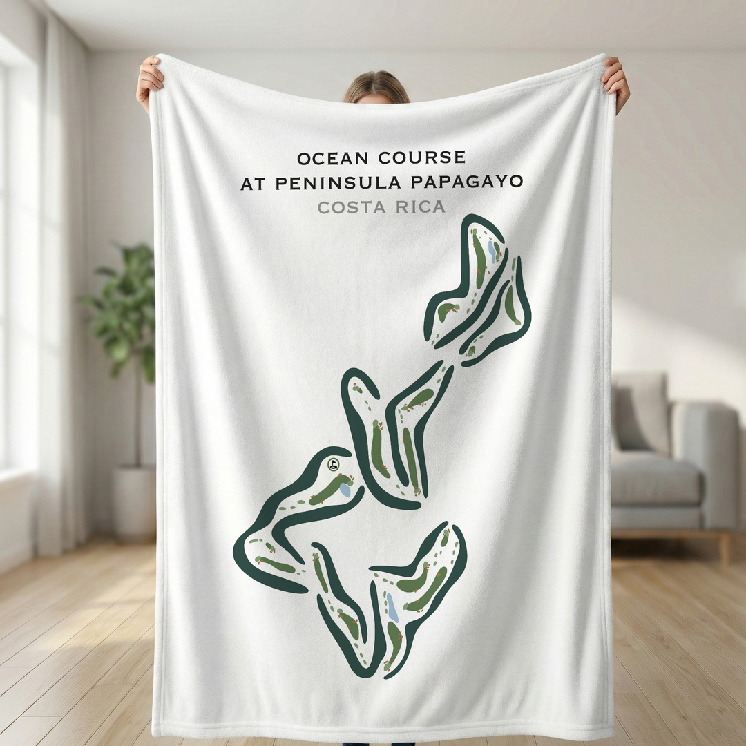 Ocean Course At Peninsula Papagayo, Costa Rica - Printed Golf Courses