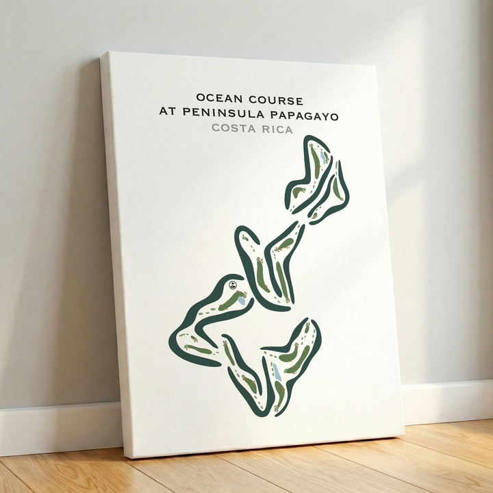 Ocean Course At Peninsula Papagayo, Costa Rica - Printed Golf Courses