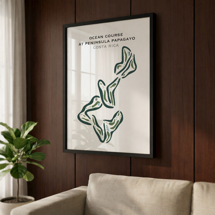 Ocean Course At Peninsula Papagayo, Costa Rica - Printed Golf Courses