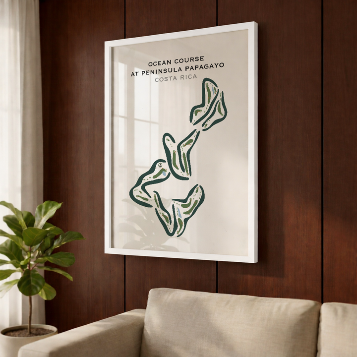 Ocean Course At Peninsula Papagayo, Costa Rica - Printed Golf Courses