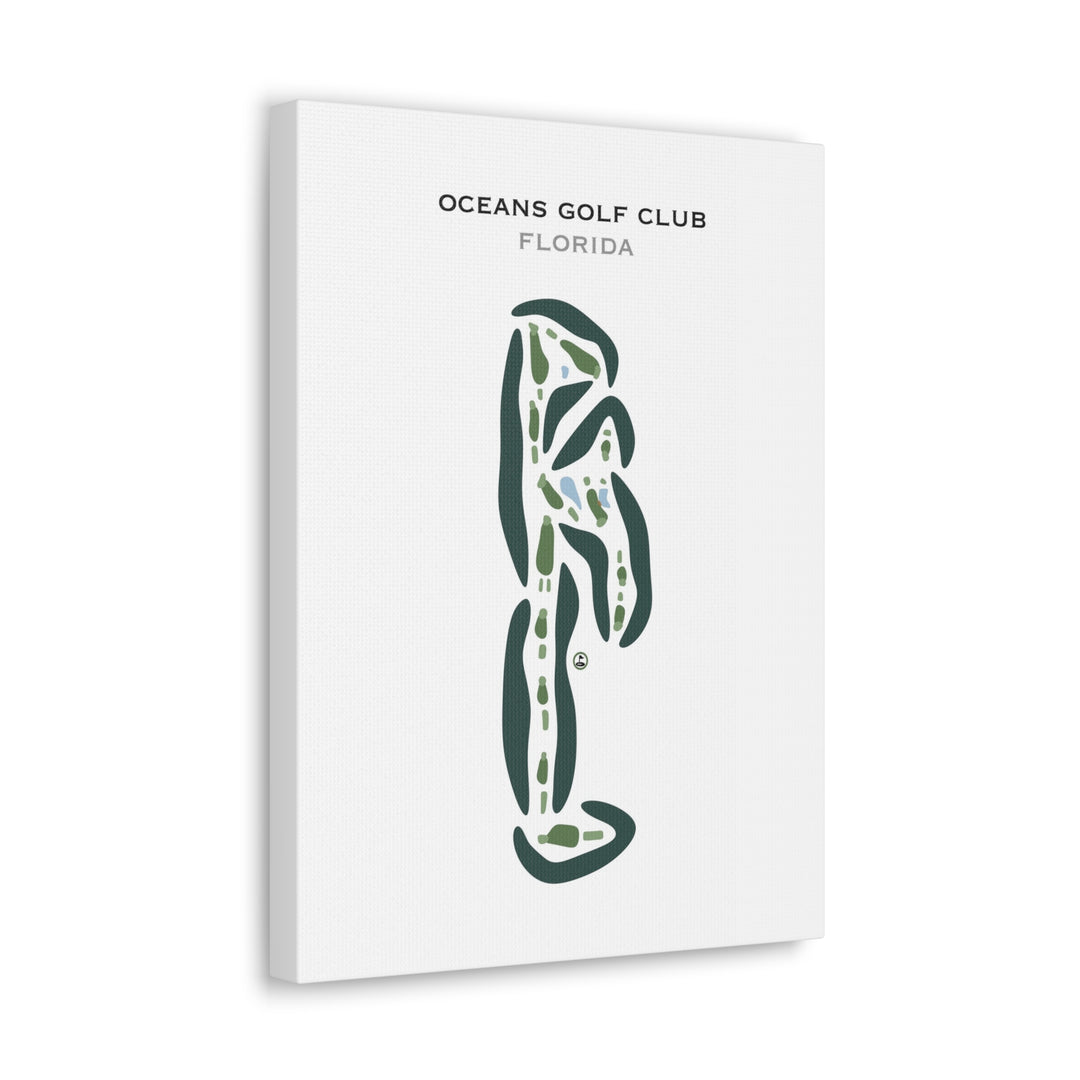 Oceans Golf Club, Florida - Printed Golf Courses