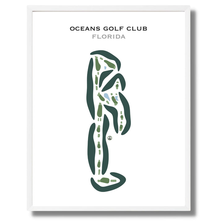Oceans Golf Club, Florida - Printed Golf Courses