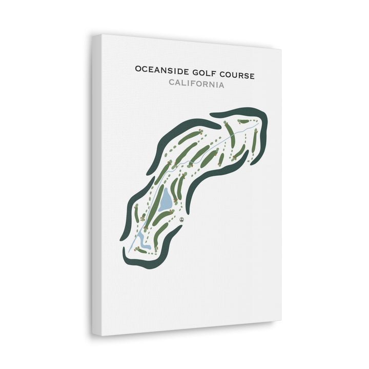 Oceanside Golf Course, California - Printed Golf Courses