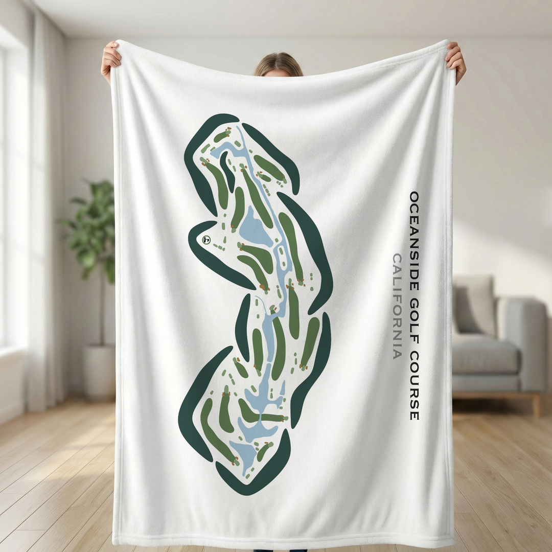 Oceanside Golf Course, California - Printed Golf Courses