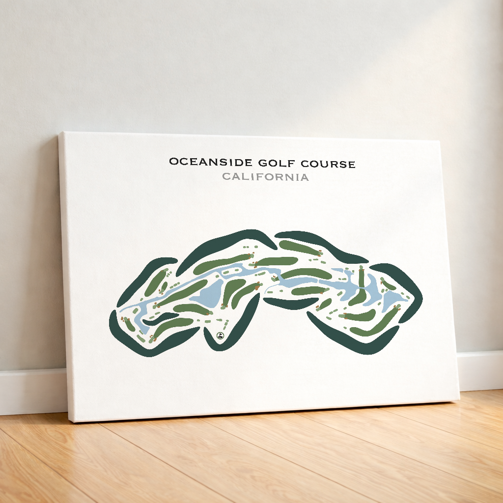 Oceanside Golf Course, California - Printed Golf Courses
