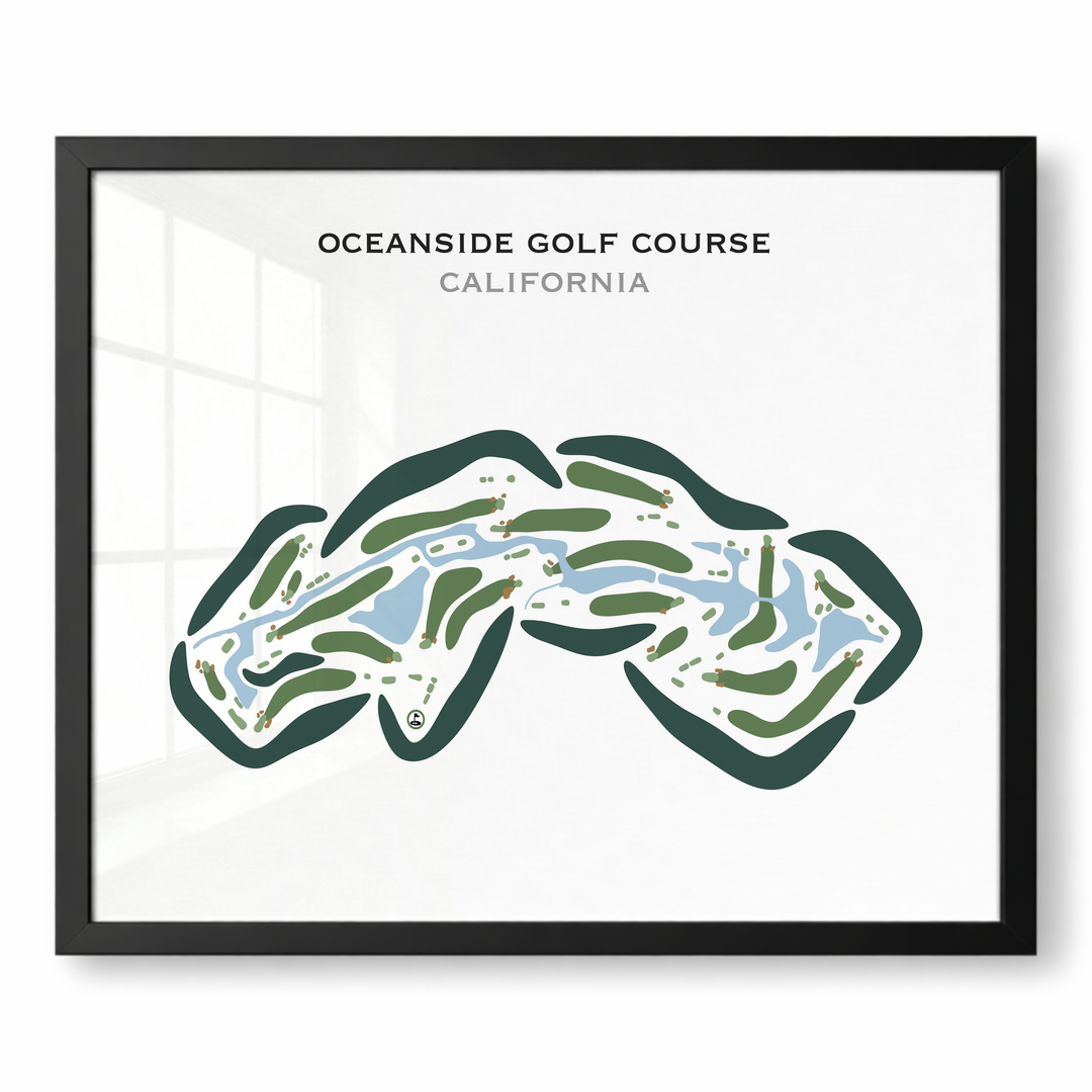 Oceanside Golf Course, California - Printed Golf Courses