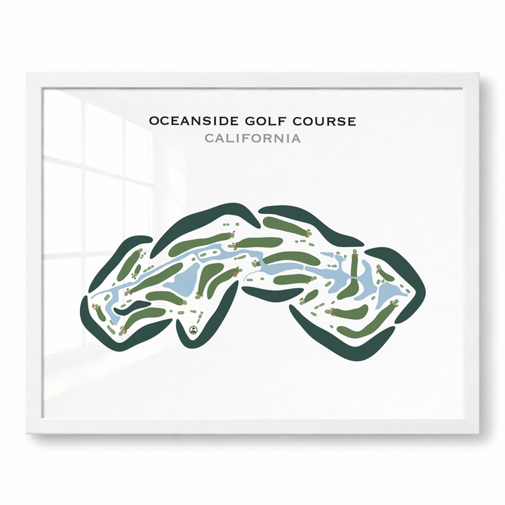 Oceanside Golf Course, California - Printed Golf Courses