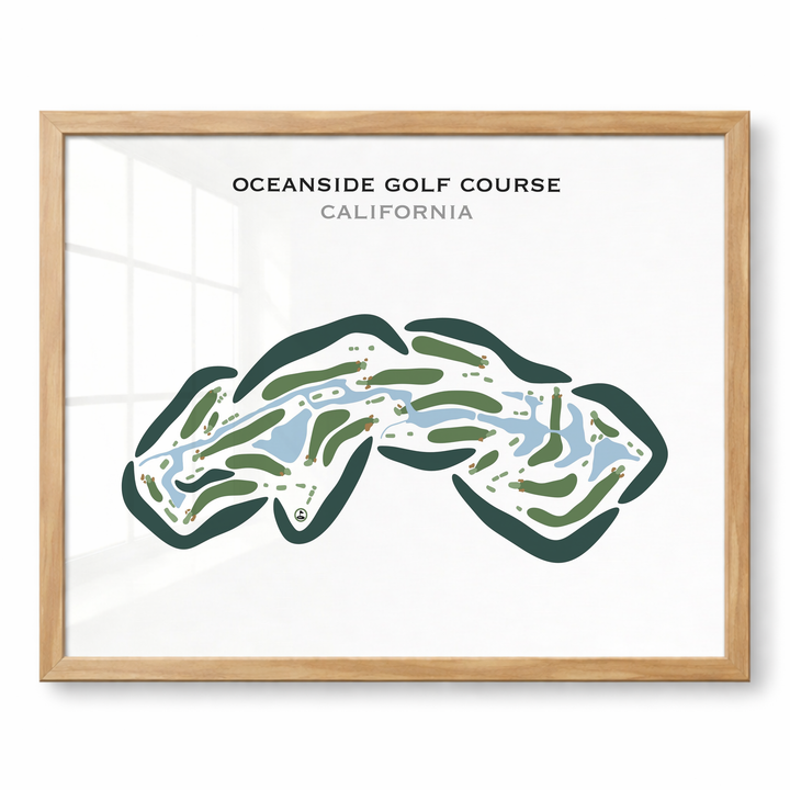 Oceanside Golf Course, California - Printed Golf Courses