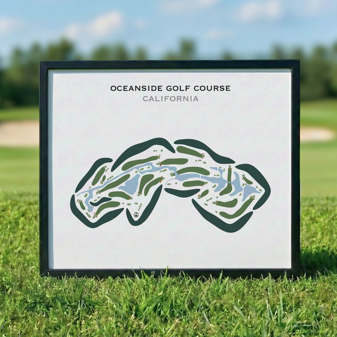 Oceanside Golf Course, California - Printed Golf Courses