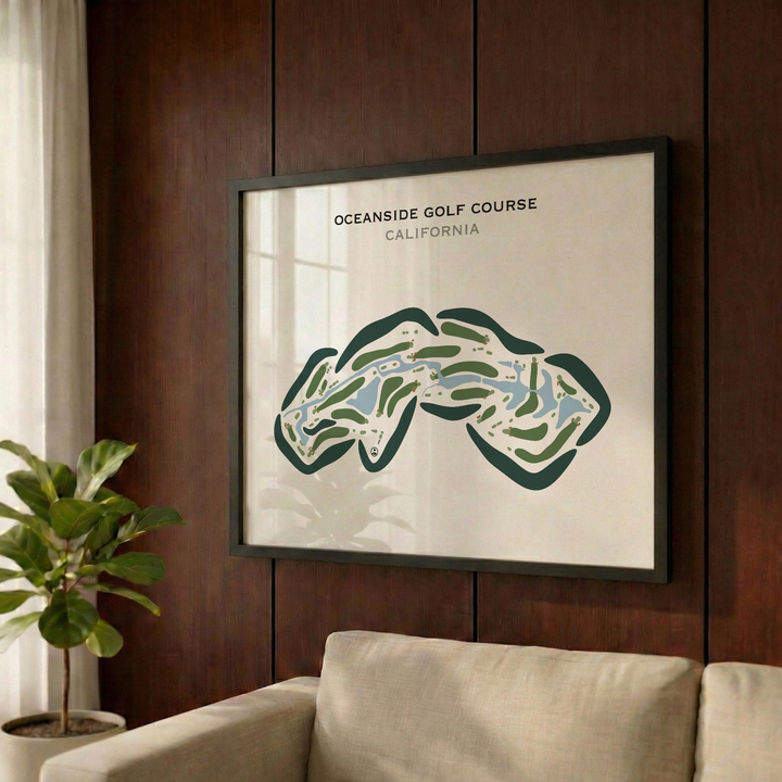 Oceanside Golf Course, California - Printed Golf Courses