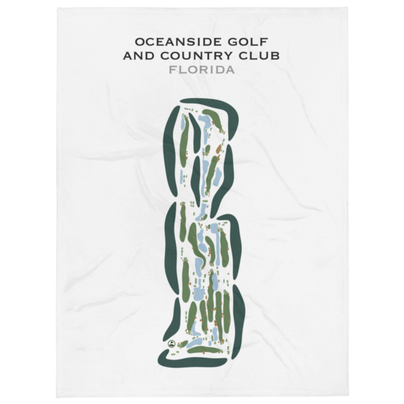 Oceanside Golf & Country Club, Florida - Printed Golf Courses