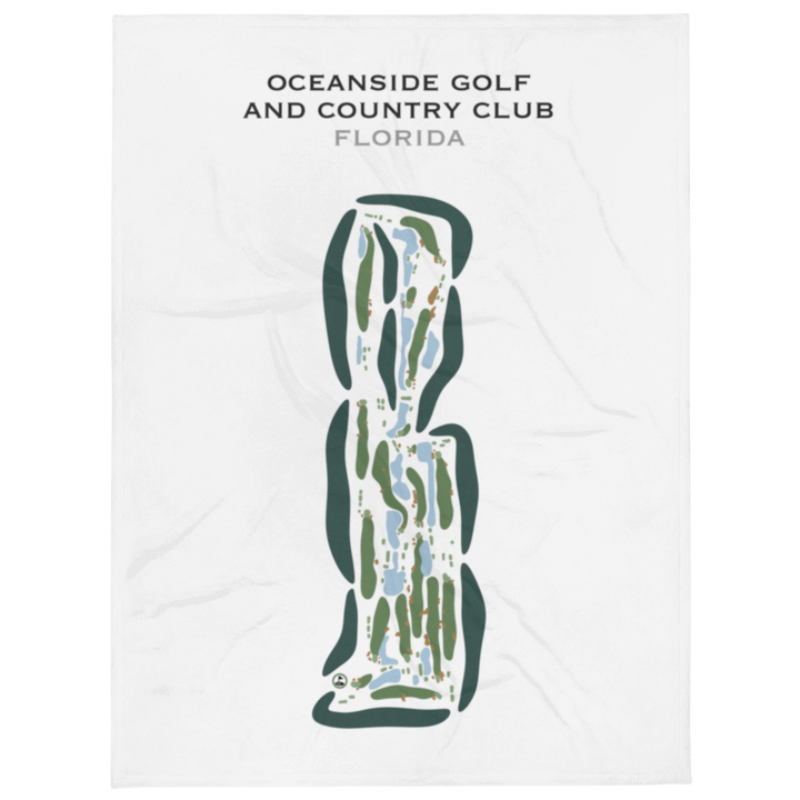 Oceanside Golf & Country Club, Florida - Printed Golf Courses