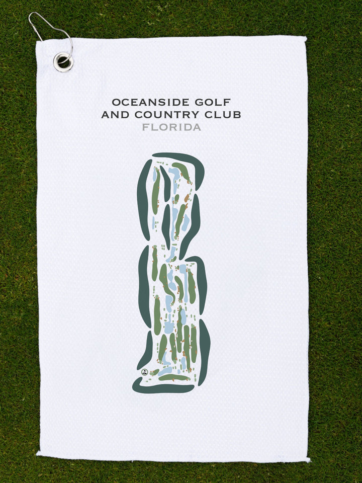 Oceanside Golf & Country Club, Florida - Printed Golf Courses