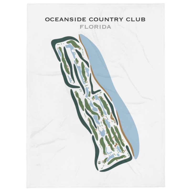 Oceanside Country Club, Florida - Printed Golf Courses