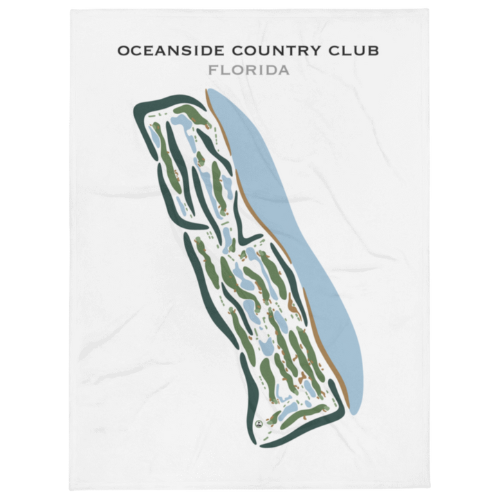 Oceanside Country Club, Florida - Printed Golf Courses