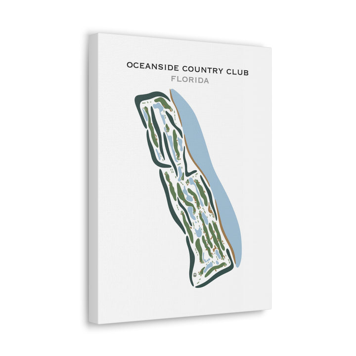 Oceanside Country Club, Florida - Printed Golf Courses