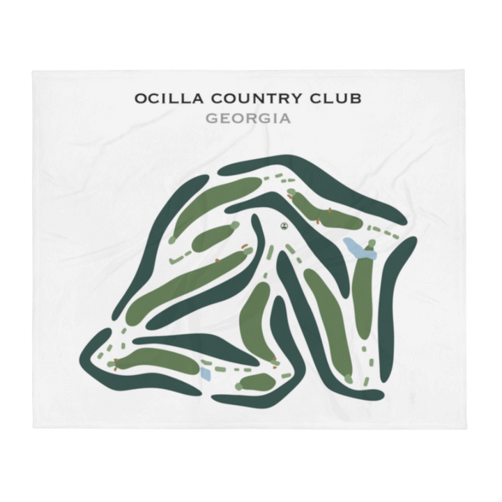 Ocilla Country Club, Georgia - Printed Golf Courses