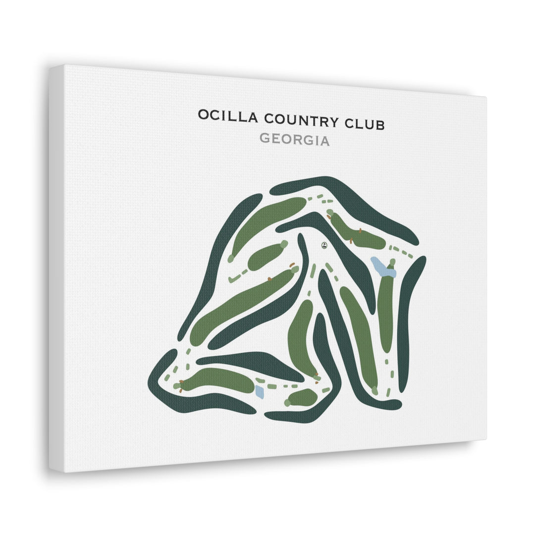 Ocilla Country Club, Georgia - Printed Golf Courses