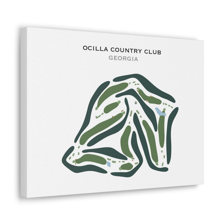 Ocilla Country Club, Georgia - Printed Golf Courses