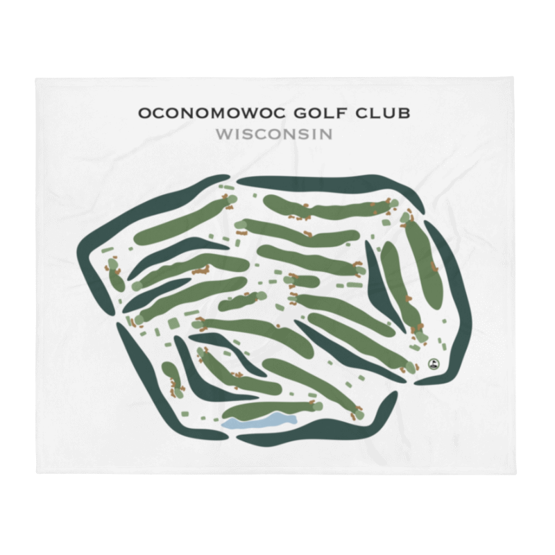 Oconomowoc Golf Club, Wisconsin - Printed Golf Courses