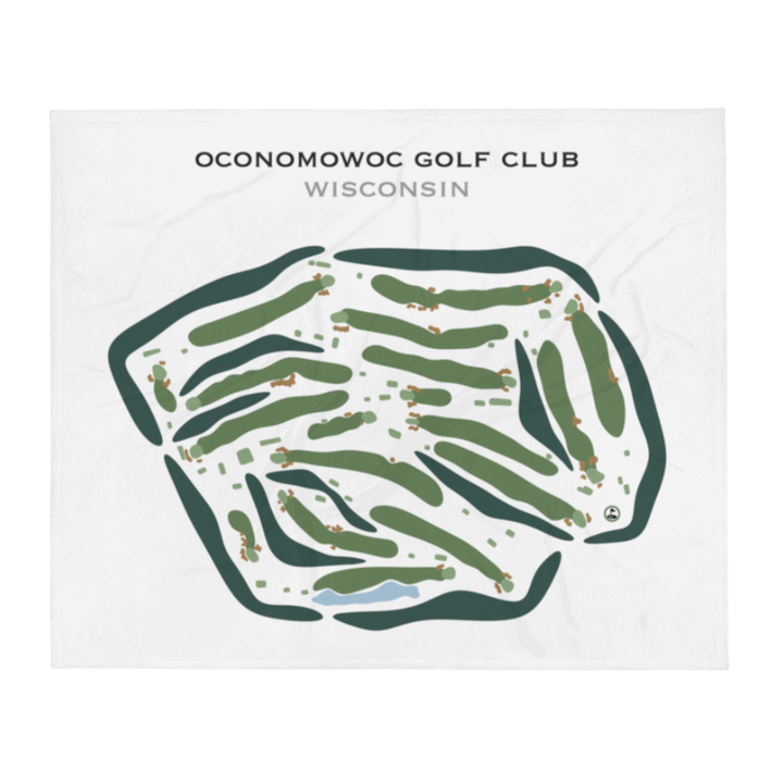 Oconomowoc Golf Club, Wisconsin - Printed Golf Courses