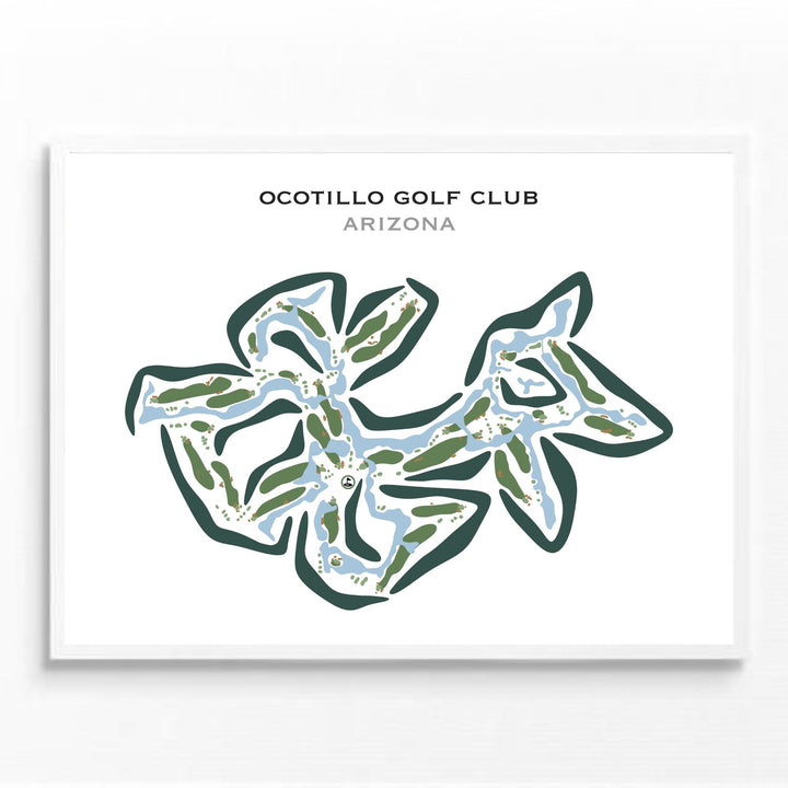 Ocotillo Golf Club, Arizona - Printed Golf Courses