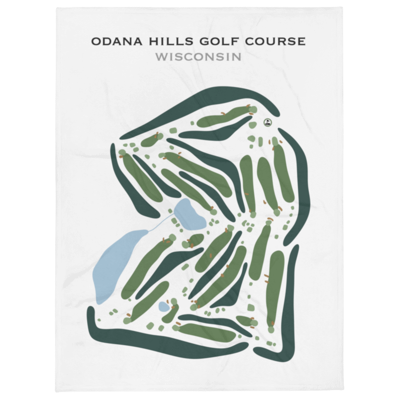 Odana Hills Golf Course, Wisconsin - Printed Golf Courses