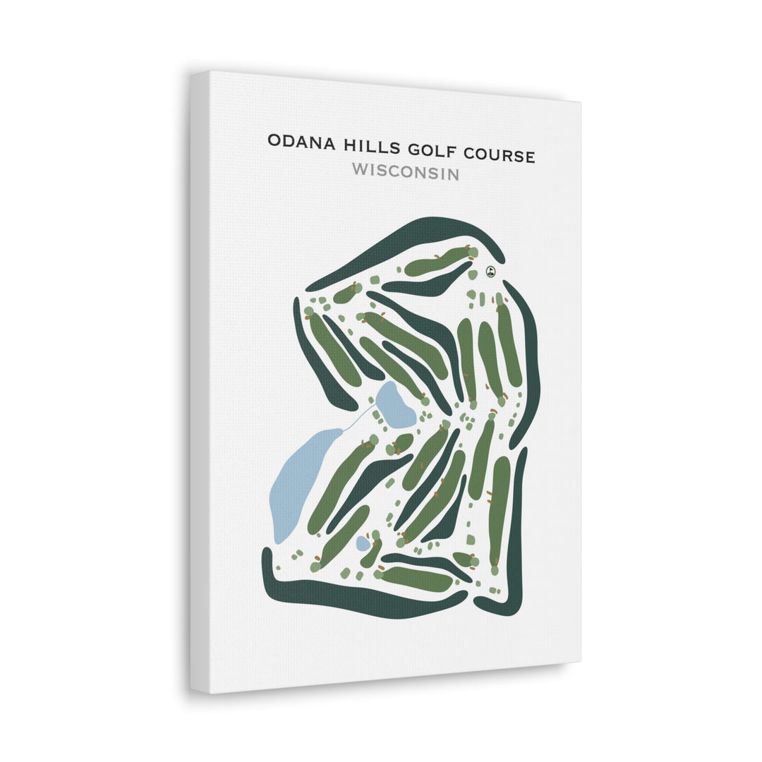 Odana Hills Golf Course, Wisconsin - Printed Golf Courses