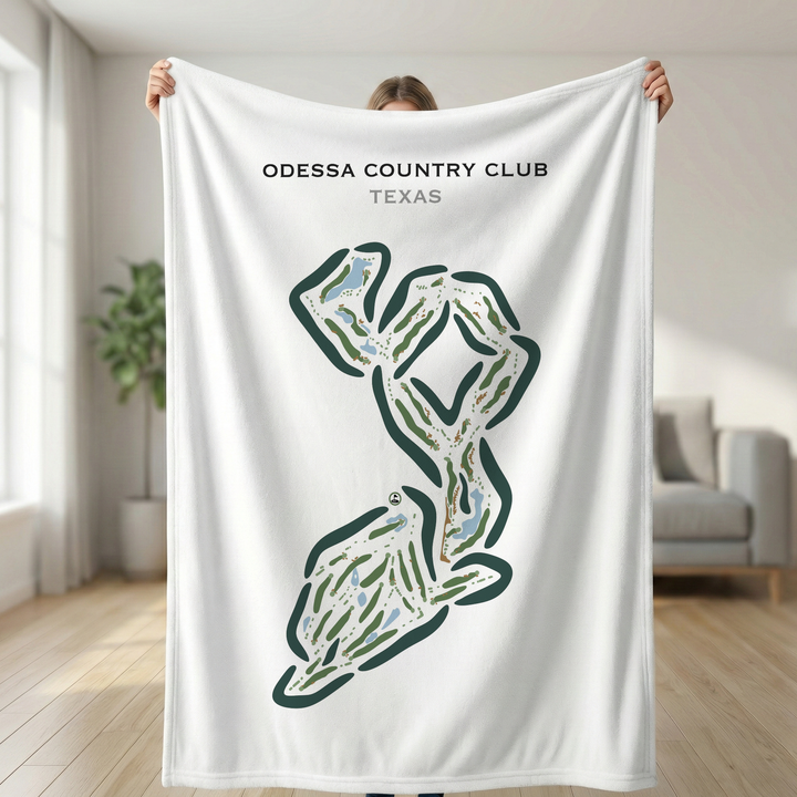 Odessa Country Club, Texas - Printed Golf Courses