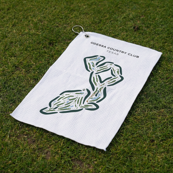 Odessa Country Club, Texas - Printed Golf Courses