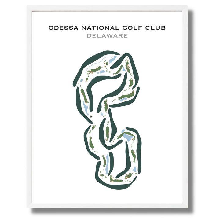 Odessa National Golf Club, Delaware - Printed Golf Courses