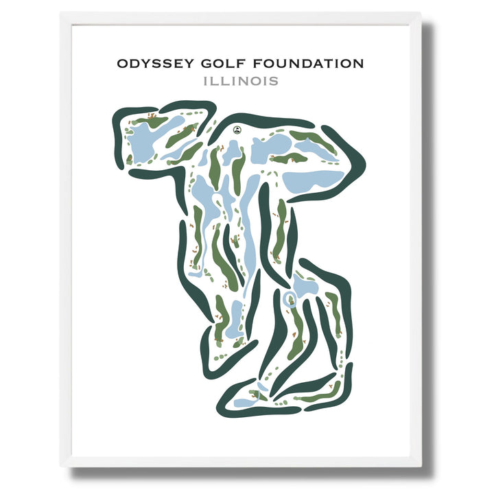 Odyssey Golf Foundation, Illinois - Printed Golf Courses