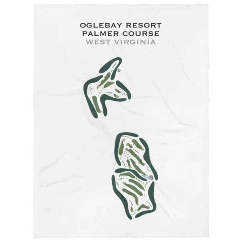 Oglebay Resort Palmer Course, West Virginia - Printed Golf Courses