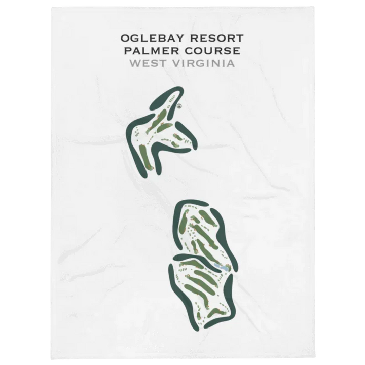 Oglebay Resort Palmer Course, West Virginia - Printed Golf Courses