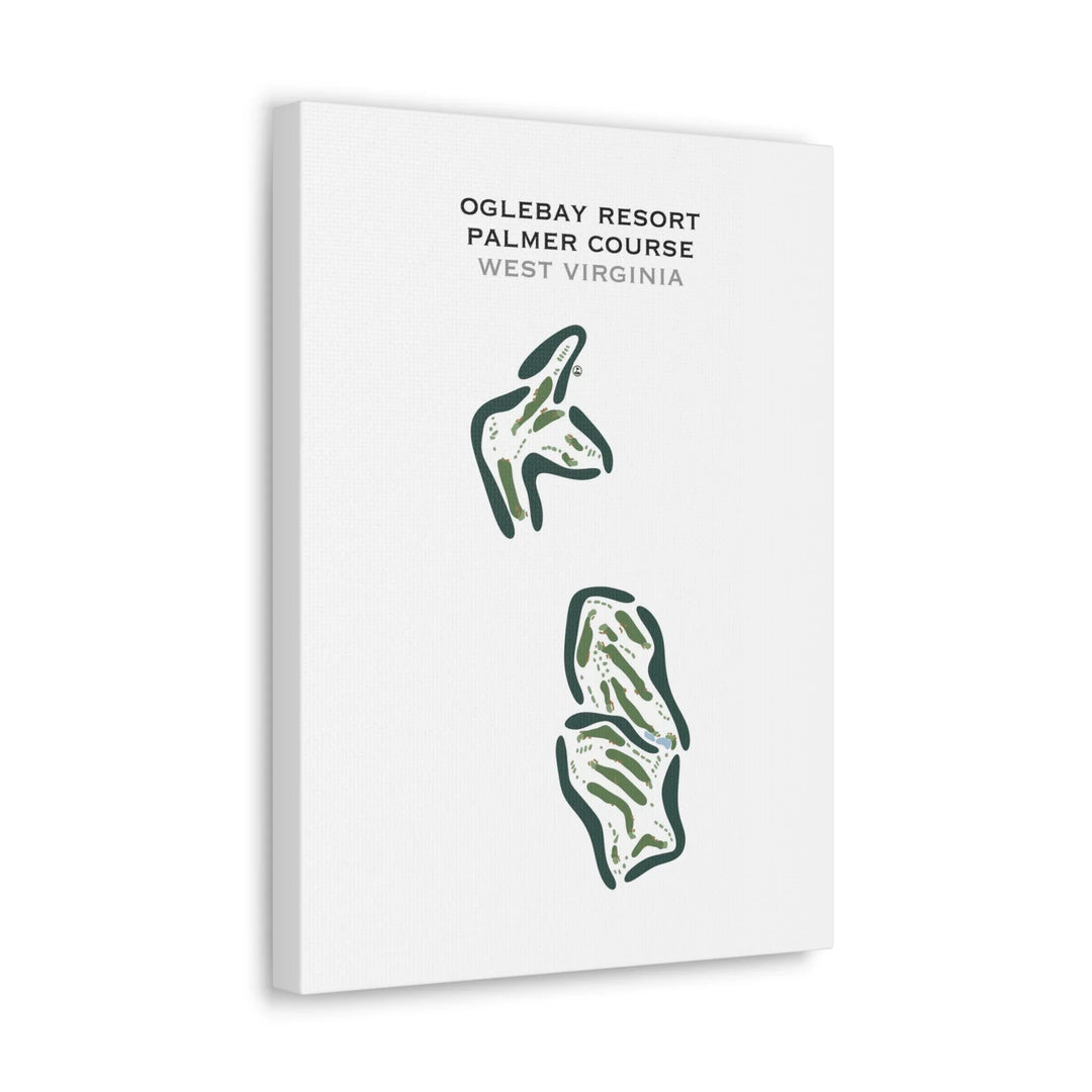 Oglebay Resort Palmer Course, West Virginia - Printed Golf Courses