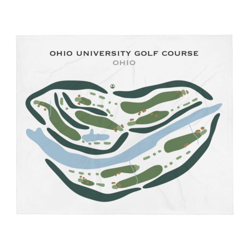 Ohio University Golf Course, Ohio - Printed Golf Courses