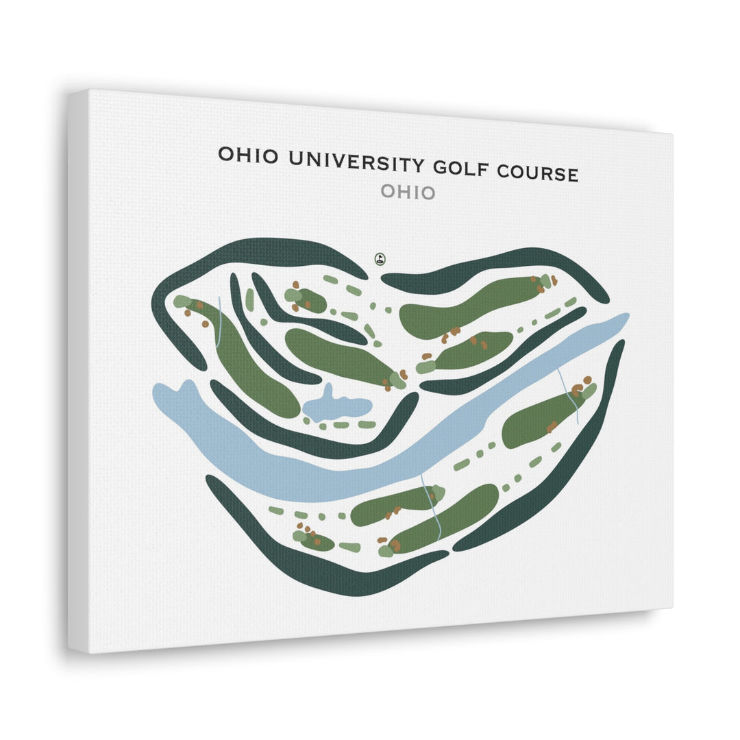 Ohio University Golf Course, Ohio - Printed Golf Courses