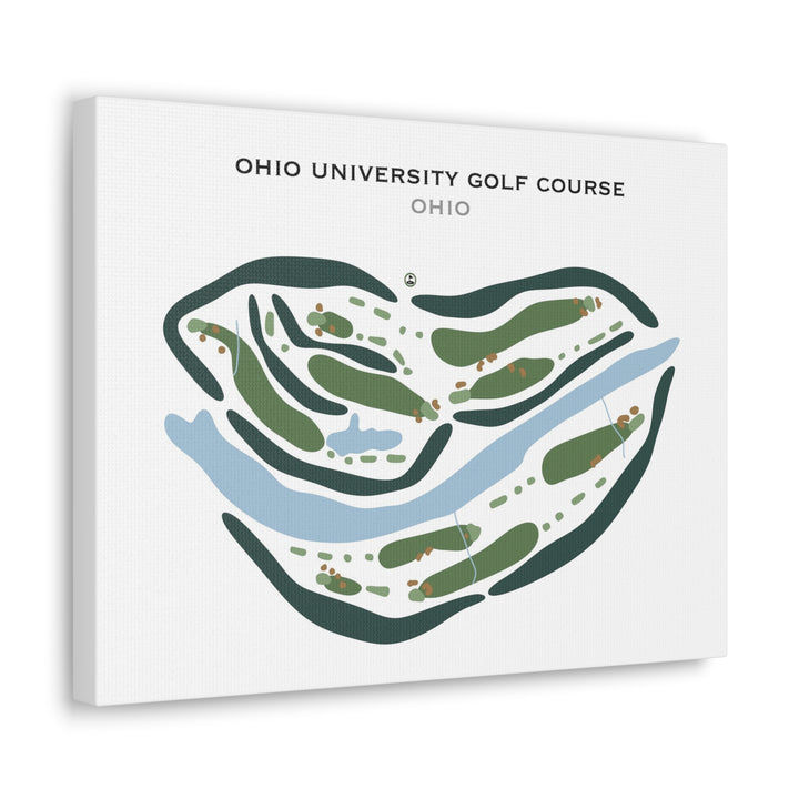 Ohio University Golf Course, Ohio - Printed Golf Courses