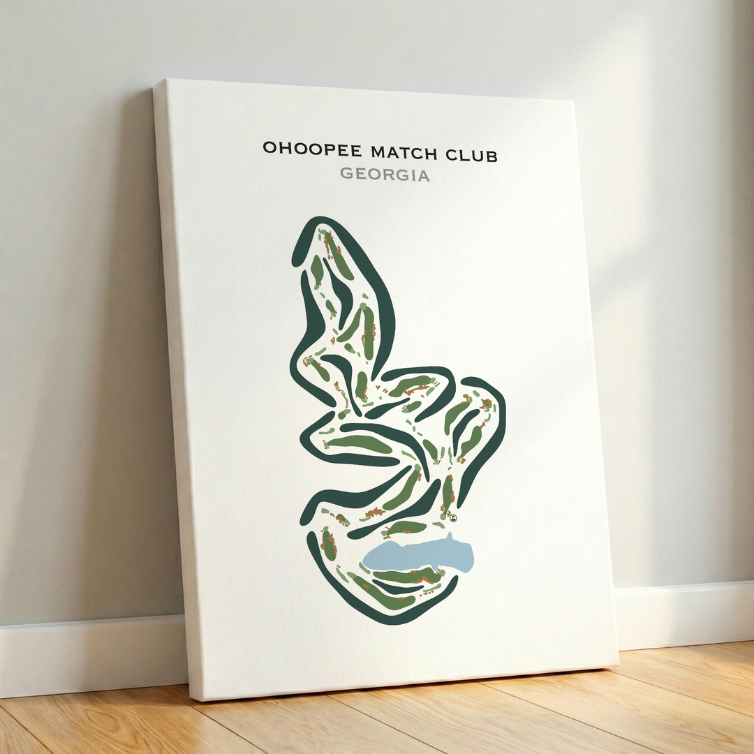 Ohoopee Match Club, Georgia - Printed Golf Courses