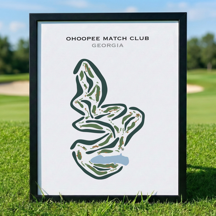 Ohoopee Match Club, Georgia - Printed Golf Courses