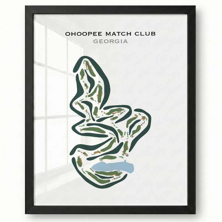 Ohoopee Match Club, Georgia - Printed Golf Courses
